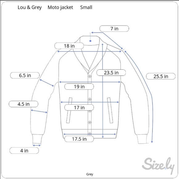 Host Pick 💕 Lou and Grey moto jacket size small - Picture 8 of 9